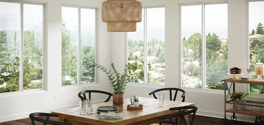 Trinsic Series vinyl horizontal sliding window