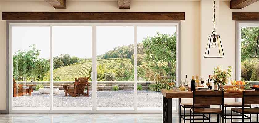 Trinsic Series vinyl sliding patio doors