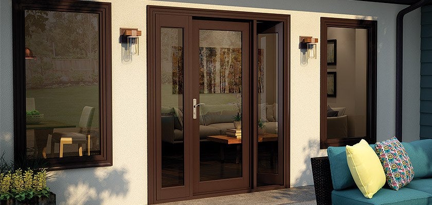 Tuscany Series vinyl In-Swing French patio door