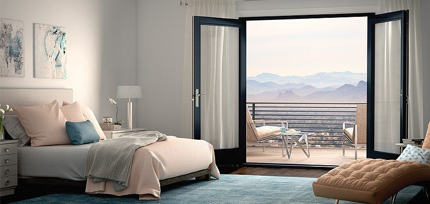 Ultra Series fiberglass in-swing French patio doors