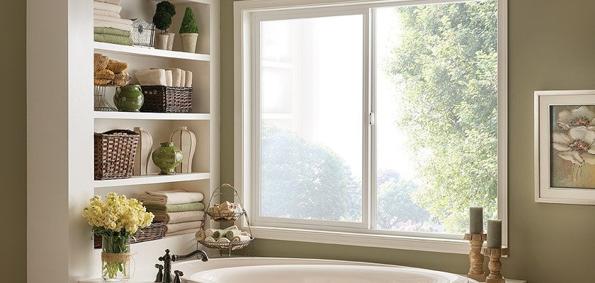Style Line Series vinyl horizontal slider window