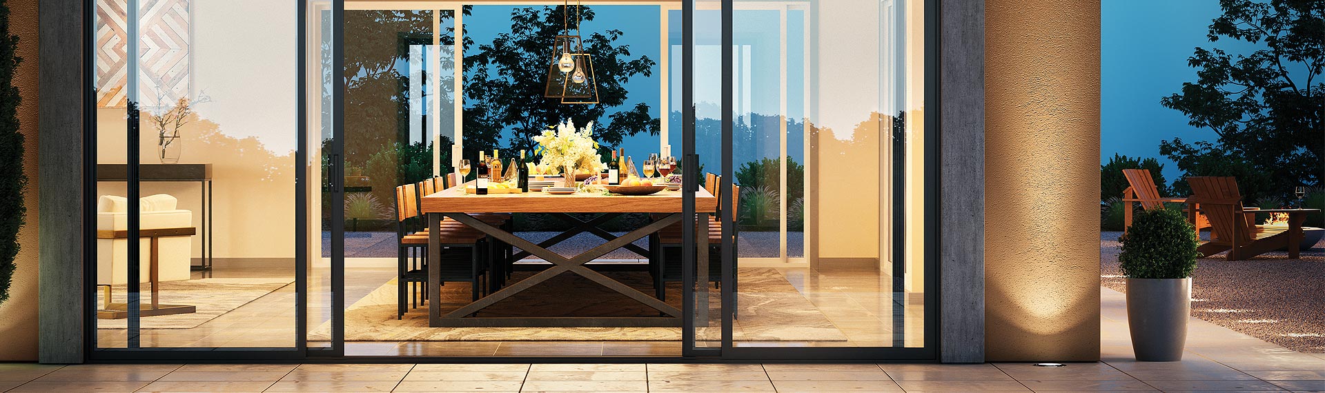 Trinsic Series vinyl sliding patio doors