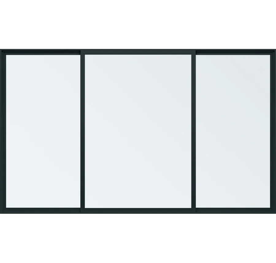 Trinsic Series vinyl double horizontal sliding windows