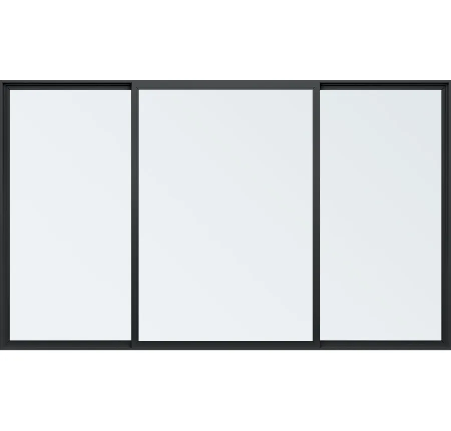 Trinsic Series vinyl double horizontal sliding windows