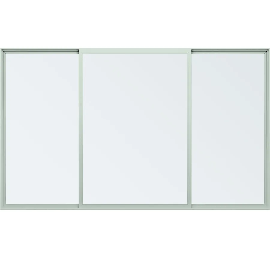 Trinsic Series vinyl double horizontal sliding windows