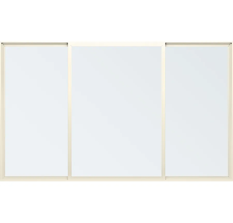 Trinsic Series vinyl double horizontal sliding windows