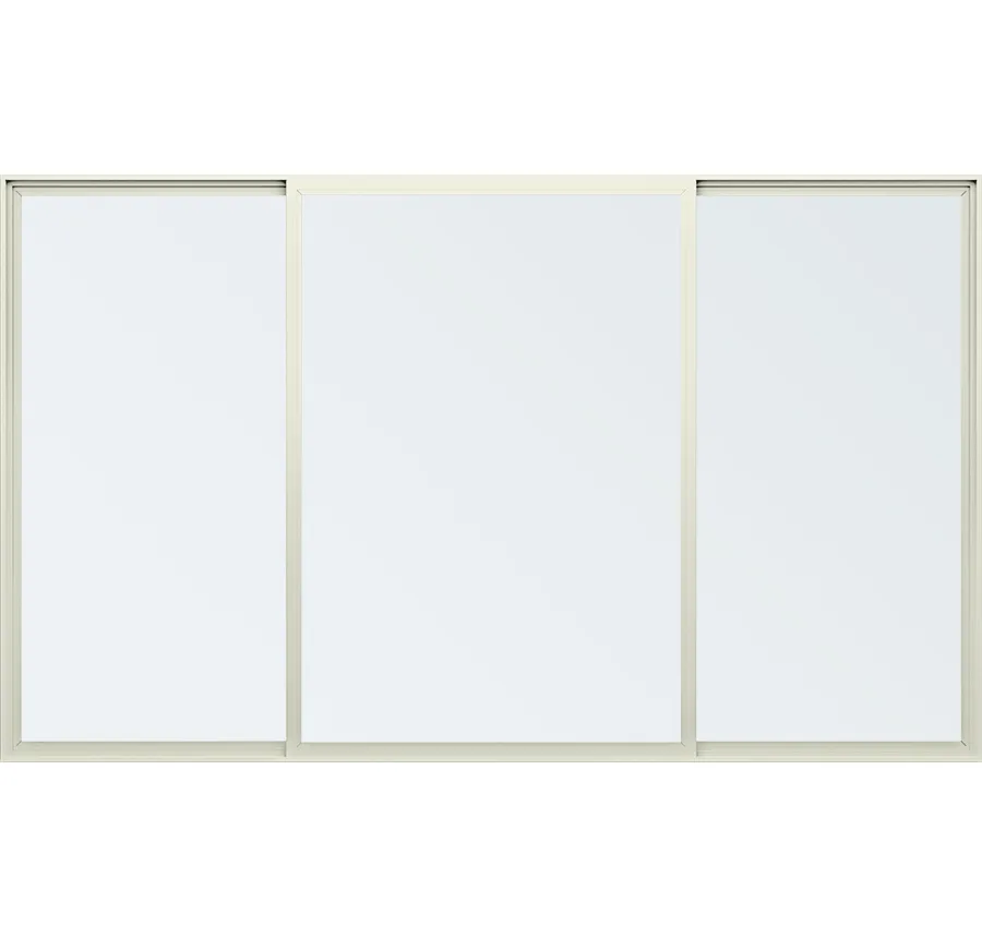 Trinsic Series vinyl double horizontal sliding windows