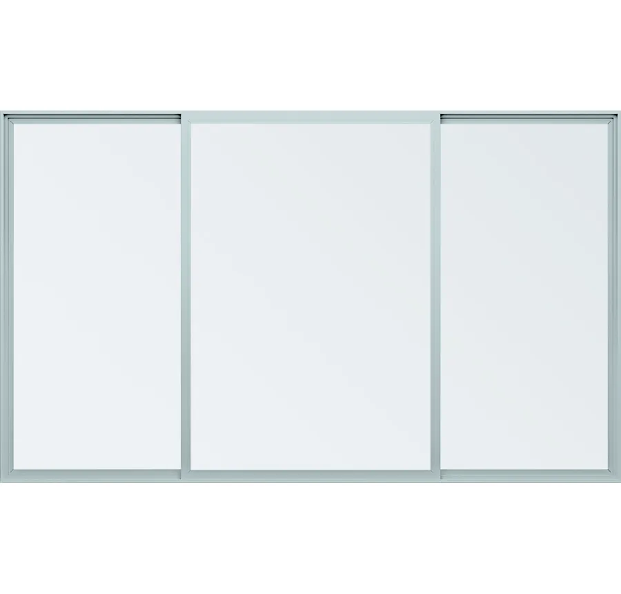 Trinsic Series vinyl double horizontal sliding windows