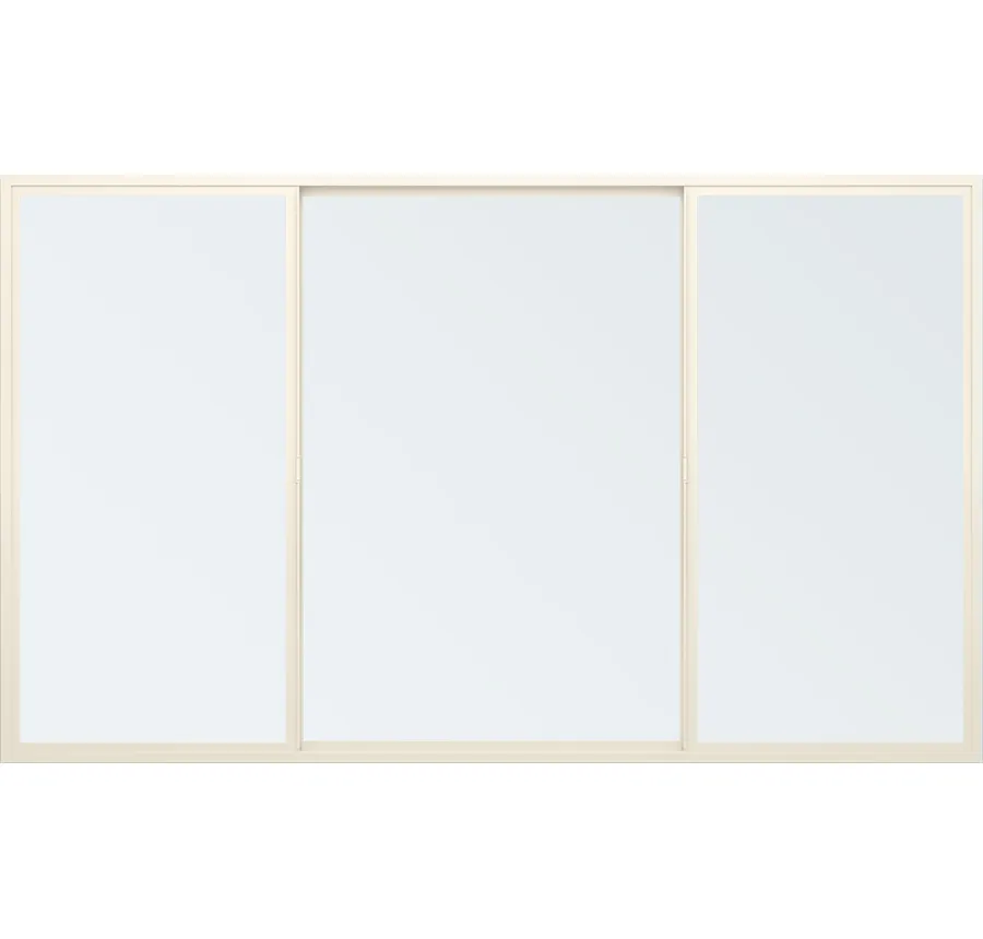 Trinsic Series vinyl double horizontal sliding windows