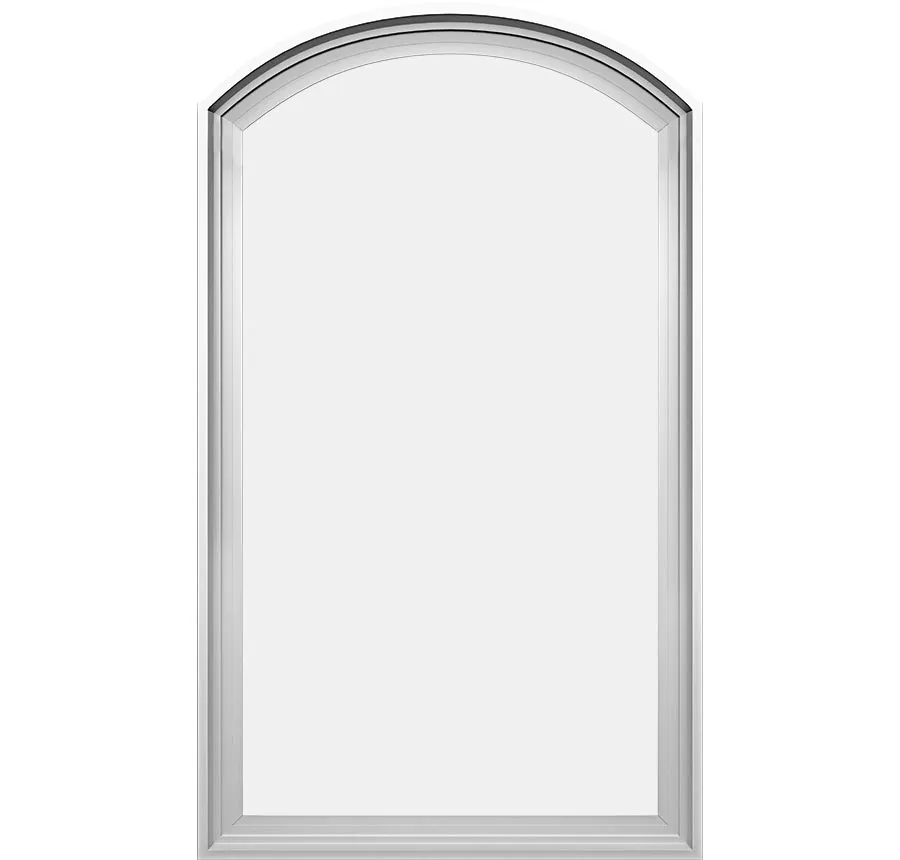 Trinsic Series vinyl radius picture windows