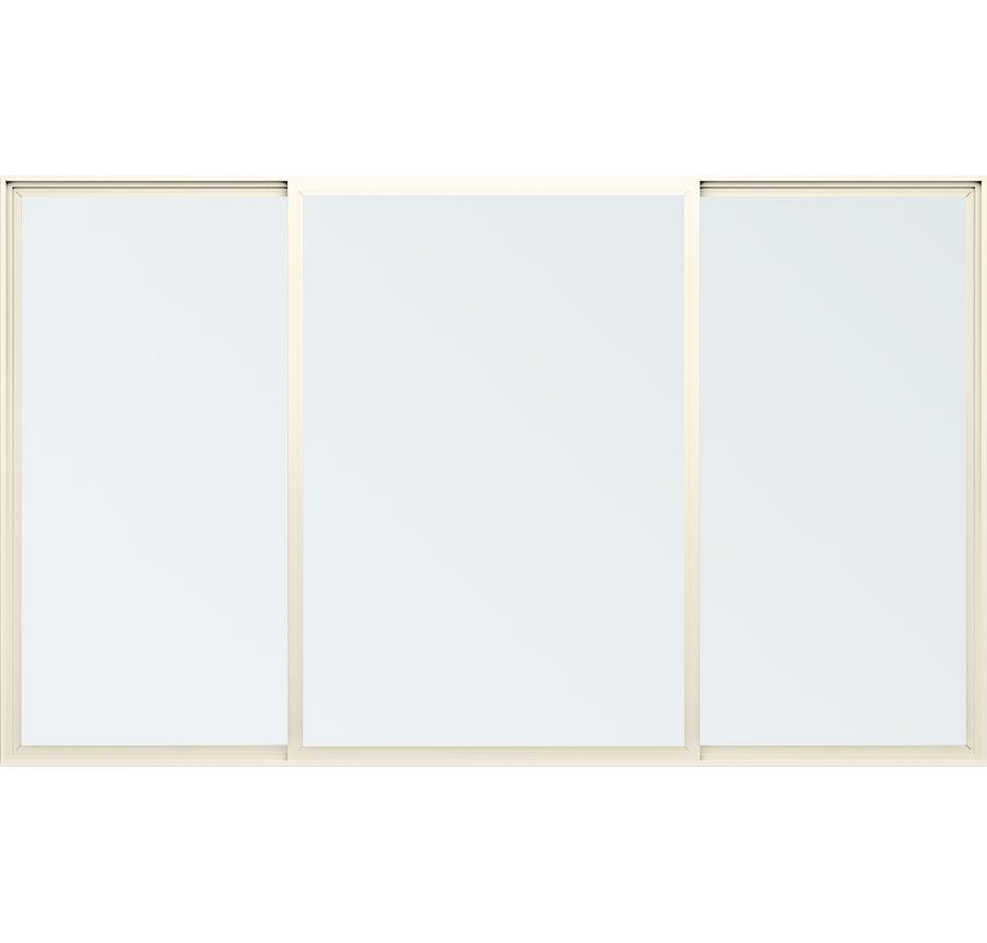 Trinsic Series vinyl double horizontal sliding windows