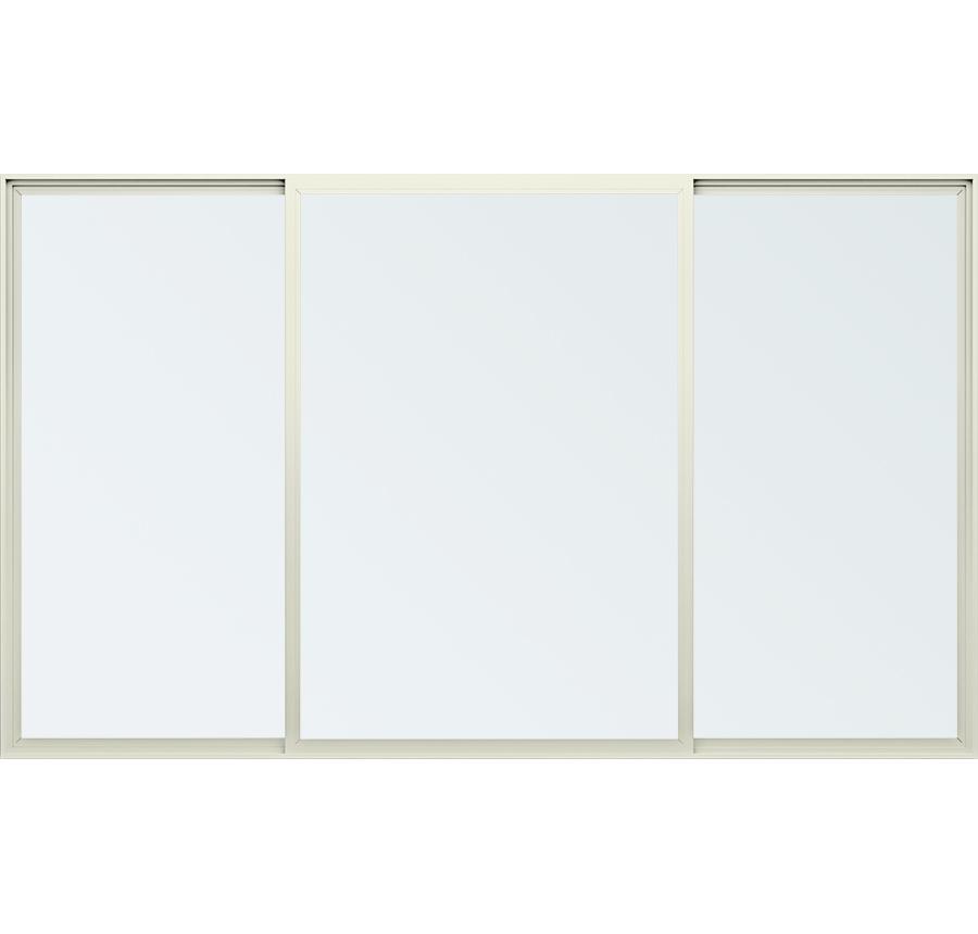 Trinsic Series vinyl double horizontal sliding windows