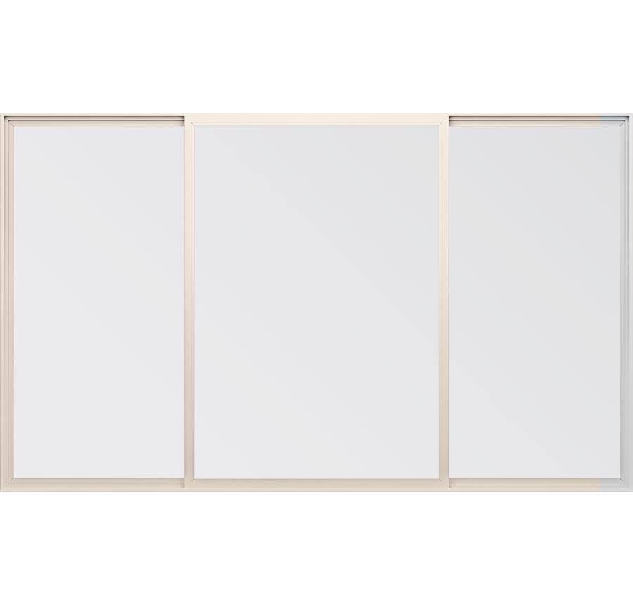 Trinsic Series vinyl double horizontal sliding windows
