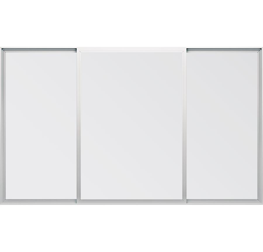 Trinsic Series vinyl double horizontal sliding windows
