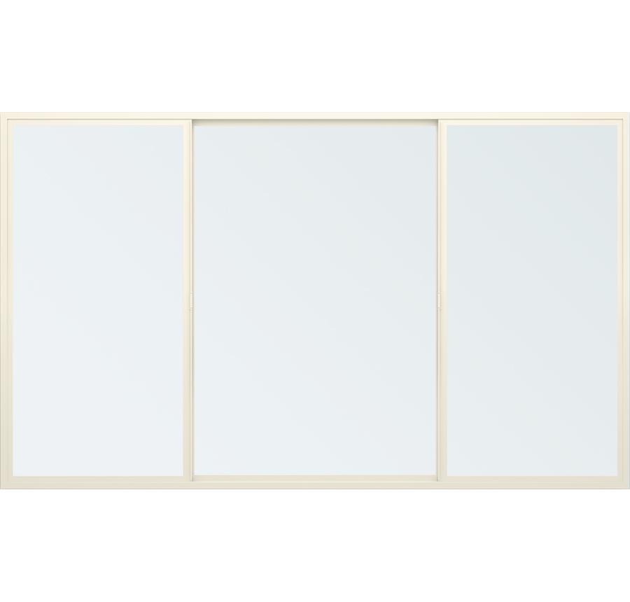 Trinsic Series vinyl double horizontal sliding windows