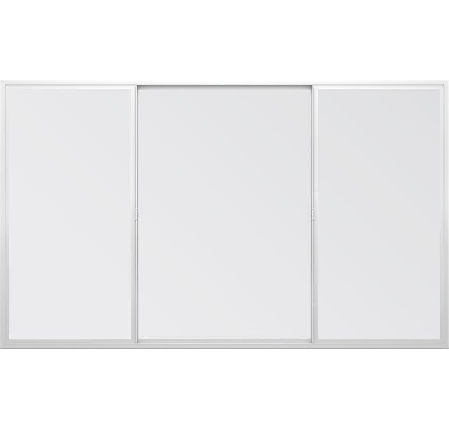 Trinsic Series vinyl double horizontal sliding windows