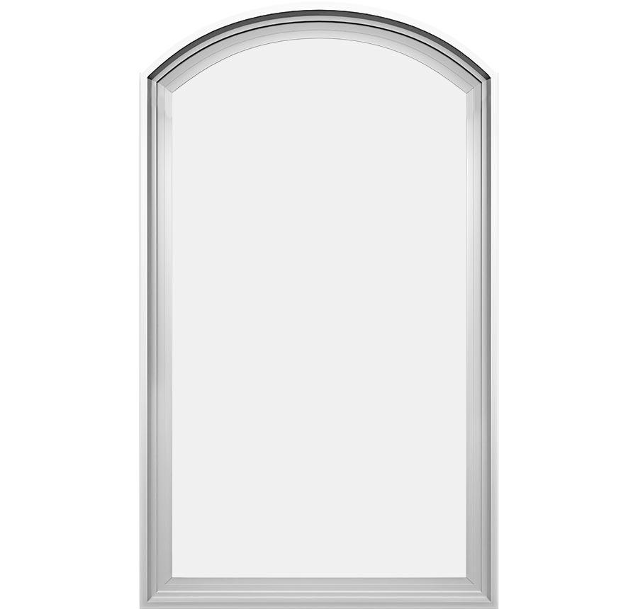 Trinsic Series vinyl radius picture windows